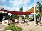 New XL 20x16 RECTANGLE SQUARE OUTDOOR SUN SAIL SHADE CANOPY COVER 