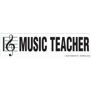  Music Teacher Bumper Sticker