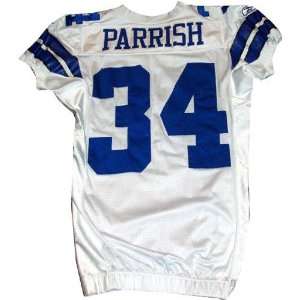 Tony Parrish #34 2006 07 Cowboys Game Used White Jersey   