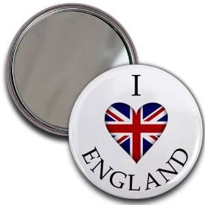   ENGLAND UK GREAT BRITAIN World Flag 2.25 inch Glass Pocket Mirror