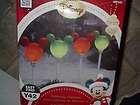 DISNEY MICKEY MOUSE PATHWAY LED XMAS LIGHTS/ SET OF FOUR