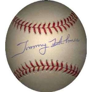  Tommy Holmes autographed Baseball