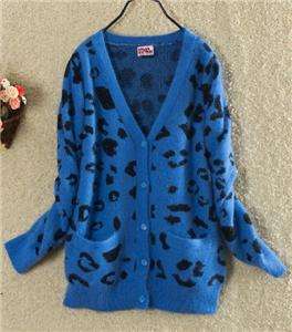   fur must have fashion leopard sweater jacket coat cardigan  
