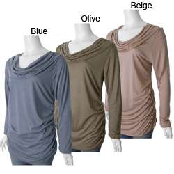 Sixty 7 Womens Plus Size Shirred Top  