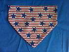   Stars and Stripes Red White and Blue Over the Collar Dog Scarf