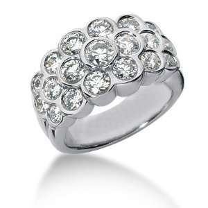  2.35 Ct Diamond Diamond Ring Engagement Round cut 14k 