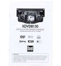 DUAL XDVD8130 DVD//WMA CAR RECEIVER+2.5 SCREEN 613815580492  