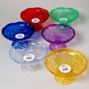  Plastic Serving Bowl On Pedestal Case Pack 48 Everything 