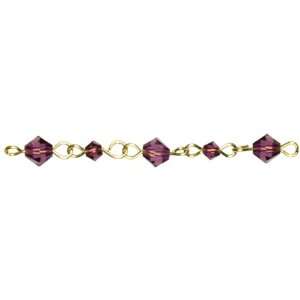   Of The Nile Crystal Bicone Bead Links 4 6mm 20/Pkg Cousin QNCRL 11082