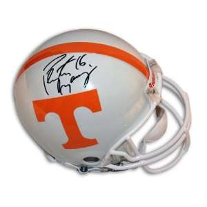  Peyton Manning Signed Helmet   University of Tennessee 