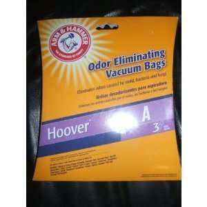  Hoover A   Odor Eliminating Vacuum Bags   Arm & Hammer   3 Bags 