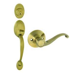    Coventry Antique Brass with Scroll Interior Lever