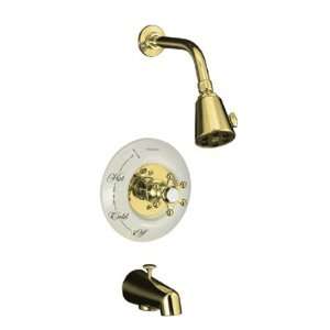 Kohler K T130 3D PB Bathroom Faucets   Tub & Shower Faucets Single H