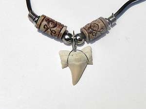 Pretty Sharks Tooth Necklace Shark FISH BEAD WHOLESALE  