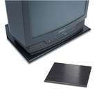 Wood Technology Hardwood Black Swivel TV Stand for 19 20 TVs