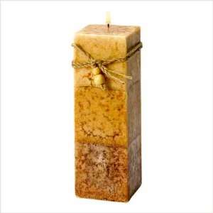  Layered Spice Squared Pillar Candle