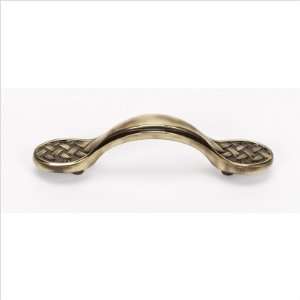 Alno A1485 3 AEM   Classic Weave Series 3 Inch Pull   Antique English 