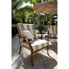 Hospitality Rattan Coco Palm Patio Lounge Chair   Fabric SU 708