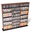 Prepac Cherry Triple Width Wall Multimedia Storage Unit for CD, DVD 