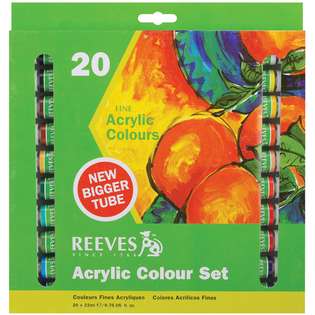 fermi Revves Acrylic Paint Tubes 20/Pkg 20 Colors 