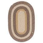 Super Area Rugs 8ft x 8ft Round Braided Rug Easy Clean Area Rug Carpet 
