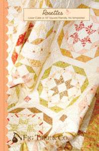 Rosettes Fig Tree Quilts  Quilt Pattern  
