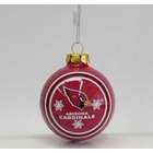 Forever Collectibles Arizona Cardinals Two Sided Glass Ball Ornament