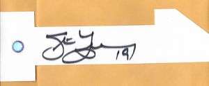 Steve Yzerman Autographed / Signed Number Detroit NHL  