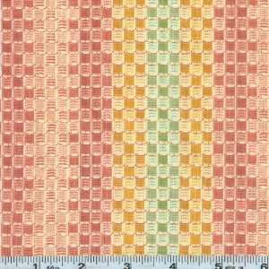  44 Wide Laurel Cottage Basket Weave Apricot Fabric By 