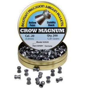Beeman Crow Magnum .20 Cal, 12.81 Grains, Hollowpoint, 200ct  