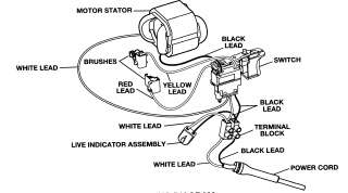 CRAFTSMAN Hammer drill Motor assy Parts  Model 315101370 