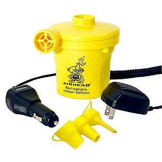 Rechargeable Air Pump, 12v  Airhead Fitness & Sports Boating Boating 