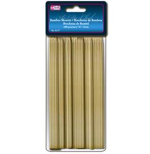 sets of 100 Wooden Bamboo Skewers toothpicks for fruit appetizer 