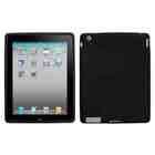   Black Gel Skin Case Rubberized Soft Silicone Cover for Apple iPad 2
