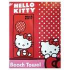 Sanrio Polka Dot Balloon Hello Kitty Beach Towel   Hello Kitty Bath 