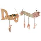 Kurt Adler Set of 2 Glitter Pink Dance Ballet Christmas Ornaments