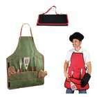 Picnic Time Deluxe BBQ Set and Chefs Hat in Apron Tote   100 Red 636 