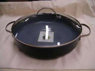 GreenPan with Thermolon 11 Sauteuse Pan With Lid   NEW  