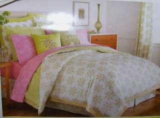 AMY BUTLER Ravenna Green Comforter Set NEW FULL QUEEN Organic Cotton 