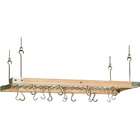 Royce Lighting Ceiling Mount Pot Rack with Wood Accents RF49A by Royce 