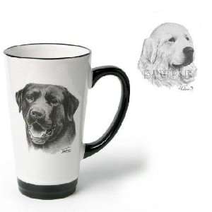   Funnel Cup with Great Pyrenees (6 inch, Black and white)