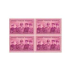  Marine, Coast Guard, Army, Navy Set of 4 X 3 Cent Us Postage Stamps 