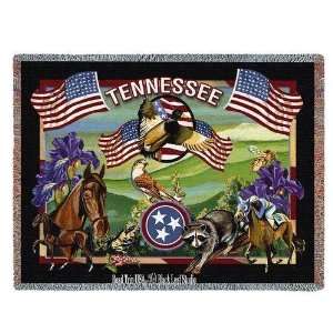  State of Tennessee Throw   70 x 54 Blanket/Throw