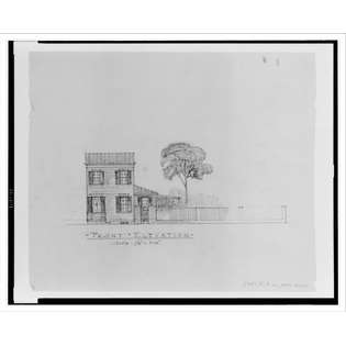 Library Images Historic Print (M) [House, 29th Street and Dumbarton 