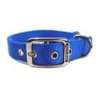 HAMILTON PET COMPANY Hamilton Pet Nylon Deluxe Dog Collar Blue 1X22
