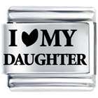 Pugster I Heart Daughter Italian Charm Bracelet