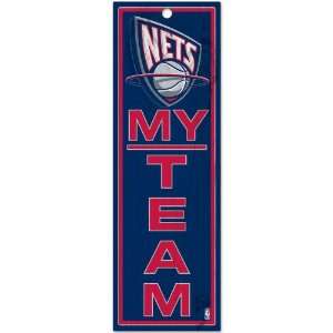  Wincraft New Jersey Nets My Team Wood Sign Sports 