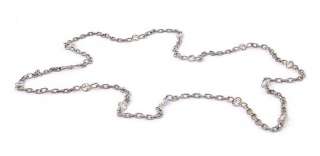 18K WHITE GOLD 4 CARATS DIAMONDS BY THE YARD NECKLACE  
