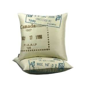  Canada Passport Decorative Throw Pillow