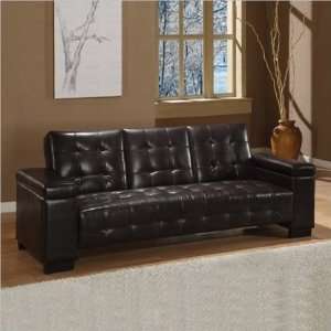  300145 Coaster Sofa Bed with Drop Down Console and Storage 